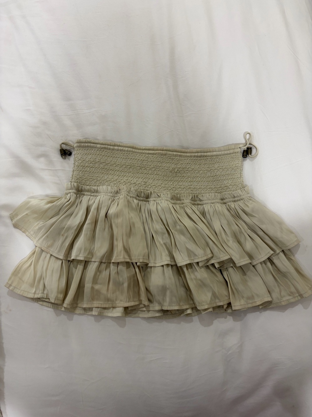 Tiered Ruffle Mini Skirt - flannel America